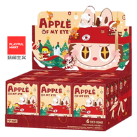 POP MART Figurine de collection en boîte mystère, série originale Pop Mart apple on My Eye, décoration de mode, ornement de bureau
