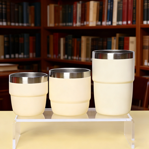Promotion Gift 4oz 6oz 8oz Small Capacity 304 Stainless Steel Insulated Mini Coffee Cup Tumbler Cups with Push Magnetic Lid
