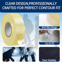 Ruban adhésif pour chaussettes de hockey en PVC haute flexibilité, rouleau de 25 m, imperméable, antidérapant, pour protège-tibias, pour l'entraînement professionnel au hockey sur glace