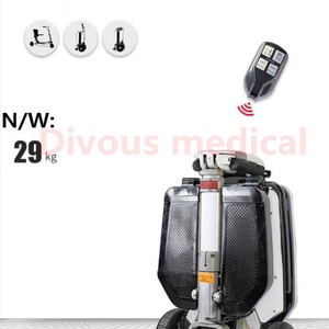Hot Selling Luggage Remote Trunk Folding Three-wheel Electric Tricycle Mobility Scooter for <b>Disabled</b>,Could Carry on the Plane - Product Image 2
