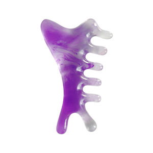 Outil de massage Gua Sha en résine, peigne pour le cuir chevelu, outil pour le visage - Product Image 5
