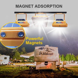 Ngoài trời 40 Wát 12000mAh pin USB khẩn cấp IP65 không thấm nước năng lượng mặt trời bảng điều khiển LED Flood Light - Product Image 3