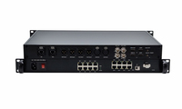 Extenseur Fibre Optique 12G-SDI Convertisseur Média Vidéo Ethernet SDI Transmission 10km Monomode pour Moniteur et Diffusion en Direct
