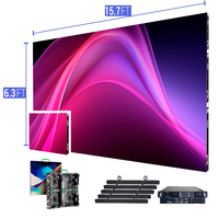 Écran LED intérieur haute définition 500x500mm 500x1000mm Mur vidéo LED géant pour scène intérieure