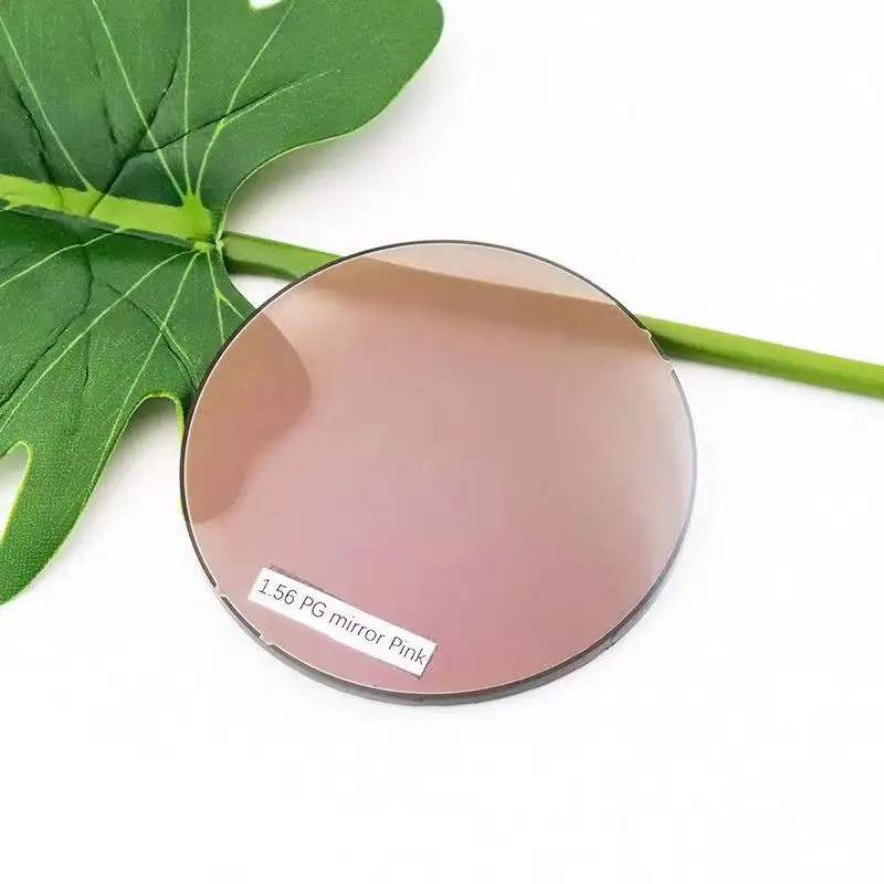 Hongchen 37 anos de fábrica, com 2000 trabalhador óculos 1.56 colorido foto espelho de revestimento lente óptica para óculos de sol