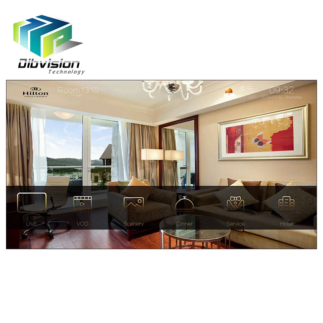 DIBSYS Modern Digital Hotel iptv Server Solution Cloud-based Hospitality iptv Platform Compatible with All Major TV Brands