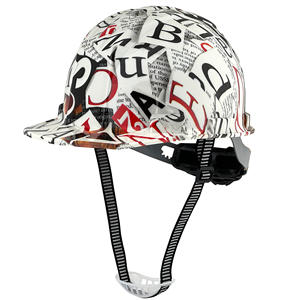 Casco <span class=keywords><strong>de</strong></span> seguridad Protector industrial ABS con impresión por transferencia <span class=keywords><strong>de</strong></span> agua CE ANSI casco <span class=keywords><strong>de</strong></span> construcción para trabajadores - Product Image 2