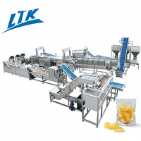 Turnkey-oplossing voor de productielijn van aardappelchips, apparatuur voor het maken van verse aardappelchips