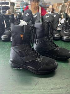 <span class=keywords><strong>Botas</strong></span> Tácticas de Combate para <span class=keywords><strong>Hombre</strong></span>, de Verano y Primavera, de Cuero Vacuno Fino y Microfibra, con <span class=keywords><strong>Cremallera</strong></span>, Malla Transpirable, Impermeables y Antideslizantes - Product Image 5