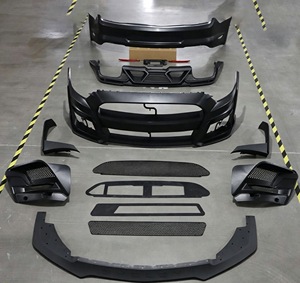 Kit de Carrocería de Ajuste Perfecto para FORD Mustang 2015-2017, Actualización a Kit de Carrocería <span class=keywords><strong>GT500</strong></span>, Conjunto de Parachoques Delantero, Conjunto de Parachoques Trasero - Product Image 2