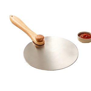 New Sustainable Folding Pizza Tool <b>Baking</b> Utensils Cake Transfer Spatula DIY Customized Stainless Restaurants - Product Image 1