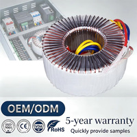 Transformador de Aislamiento Toroidal de Cobre Puro Personalizado, Monofásico, 12-48V, 50VA-5KVA, Bajo Ruido, para Audio, Medicina e Industria
