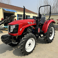 30hp traktor empat roda mini, peralatan dan alat pertanian multifungsi digunakan