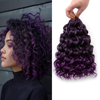 Extensions de cheveux au crochet Passion Twist, Cheveux humains bouclés pour tresses, Cheveux naturels volumineux pour tressage pour femmes noires, Vente en gros