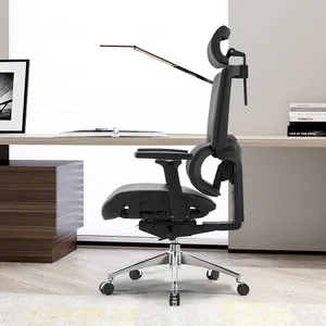 Kursi kantor eksekutif kulit punggung tinggi mewah baru kursi Kulit kantor ergonomis