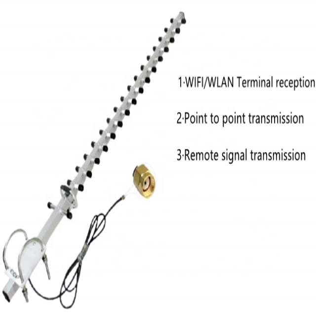 Yagi antenna 2.4G directional WIFI wireless network card router remote network monitoring equipment transmission and reception