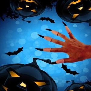 Mũi Đạo Cụ Ma Ngón Tay Móng Tay <span class=keywords><strong>Zombie</strong></span> Halloween Đáng Sợ Cosplay Ưa Thích Ăn Mặc Trang Điểm Tự Làm Trang Trí Nội Thất Món Quà Phù Thủy Dài Mũi Phù Thủy - Product Image 6