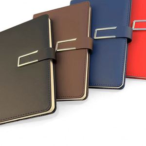Carnet de notes A5 en cuir PU rigide avec stylo, essentiel pour le bureau, directement du fabricant - Product Image 2