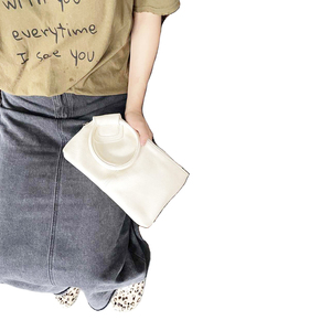 Borsa a Mano da <span class=keywords><strong>Donna</strong></span> in Pelle Sintetica PU Bianca con Cerniera, Portamonete e <span class=keywords><strong>Portafoglio</strong></span> con Manico Rimovibile - Product Image 4