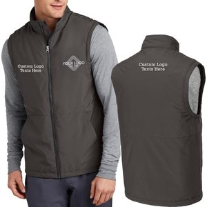CUSTOM personalizado bordado hombres Jst57 aislado impermeable al aire libre Chaleco con texto de logotipo adicional - Product Image 1