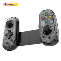 Game gaga D6 Mini Pengontrol Game Transparan Elastis Tanpa Latensi Pemicu Cepat Gamepad Mobile untuk Smartphone Android