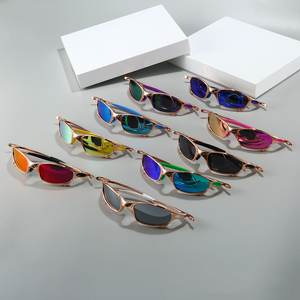 Occhiali da Sole di Alta Qualità per Uomo, Stile Retrò Oro Rosa, per Sport all'Aperto, Ciclismo e Spiaggia - Product Image 1