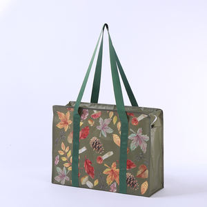 กระเป๋าผ้าทอ PP พิมพ์ลายสีสันสดใส - Product Image 6