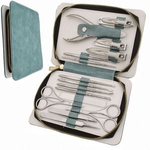 Outil de manucure Coupe-ongles Grand format Vente en gros Bonne qualité Multifonctionnel 28-en-1 Durable Ensemble pour adultes - Product Image 1