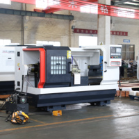 Tour CNC à banc horizontal CK6150, moyenne capacité, mono-broche, commande GSK