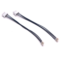 Arnés de cableado de 4 pines, conjunto de Cable Sata con chaqueta de PVC, conector JST XH, conjunto de Cable Har en conjunto de Cable negro, 2 uds.