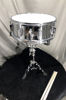 Sinomusik Professional Percussion Snare Drum Metal Cavity Marching Drum