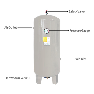 Meilleur prix PUFCO Réservoir d'<span class=keywords><strong>air</strong></span> <span class=keywords><strong>comprimé</strong></span> vertical en acier inoxydable de <span class=keywords><strong>300</strong></span> <span class=keywords><strong>litres</strong></span> 0,8-1,6mpa Fabriqué en Chine pour les pièces de compresseur industriel - Product Image 3
