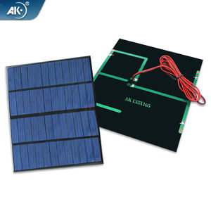 AK Hersteller Small Size Mini Epoxy Solar panel Modell 135*165 6V 550MA Lade Power Bank von Solar Panels Plus 1m Draht - Product Image 1