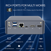 Intel 11th Gen i7 Mini PC NUC 4 núcleos 8 hilos 12M Cache M.2 2230 ranura Win11 DDR4 RAM computadora de escritorio WIFI BT tamaño pequeño EE. UU.