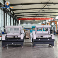Machine de gravure laser CO2 double tête SJ-1610 CE 100W 130W 150W, découpeuse laser CNC pour bois, acrylique, tissu, qualité industrielle