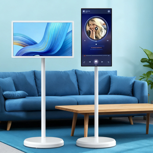 Android 21.5 pollici bianco schermo piatto <span class=keywords><strong>TV</strong></span> <span class=keywords><strong>Mobile</strong></span> Smart LED Display <span class=keywords><strong>Mobile</strong></span> portatile <span class=keywords><strong>TV</strong></span> giochi musica da salotto - Product Image 5