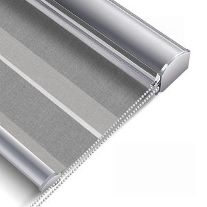 Stores zébrés modernes pour le salon Portes coulissantes et grandes fenêtres Filtre de lumière personnalisé avec bandes transparentes et opaques - Product Image 4