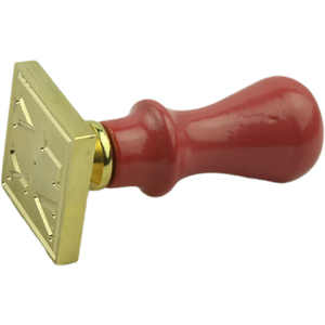 Sceau de cire personnalisé en laiton, carré, antique, pour loisirs créatifs, bureau et outils d'artisanat - Product Image 6