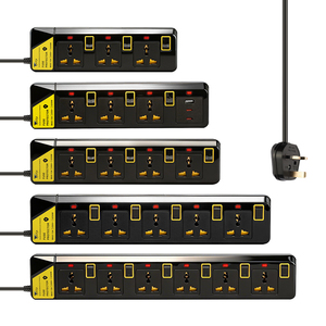 Cable de Extensión con Enchufe Estándar Británico de 13A, 3m, con Protección Contra Sobrecargas, Material PP, para Uso Doméstico, Comercio Exterior Transfronterizo - Product Image 3