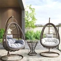 Chaise de patio rotin Patio loisirs suspendus oeuf balcon arrière-cour meubles de jardin balançoire