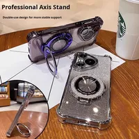 Coque Transsion Infinix Note50S Protection Antichute Béquille Magnétique Paillettes Électroplaquées Durabilité TPU Housse de Téléphone Mobile