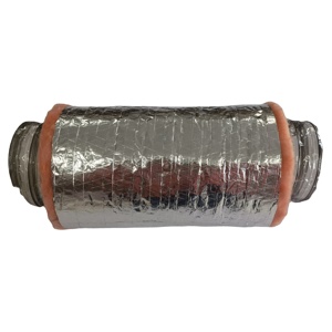 25 Ft. Cách Nhiệt Linh Hoạt Ống R4.2 Bạc Áo Khoác R6.0 Bạc Áo Khoác R8.0 Bạc Áo Khoác Ống Dẫn Không Khí Cách Nhiệt - Product Image 4