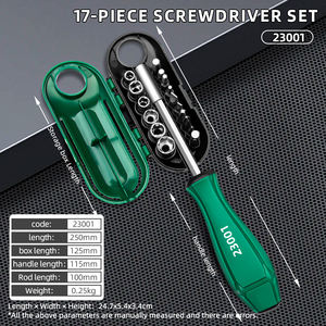 Jeu de tournevis manuel à forme spéciale magnétique puissant de 20 pièces, multifonctionnel, industriel, personnalisable, OEM, en plastique, y compris Torx - Product Image 5