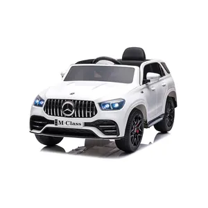 Berlisensi mercedes-benz m-class Electric ride on mobil RC isi ulang untuk anak-anak