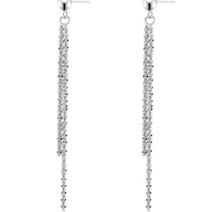 1 Par de Pendientes Románticos Estilo Ins con Borlas de Latón y Múltiples Cadenas, Joyería de Fiesta de Lujo Ligero con Diamantes de Imitación, Regalo - Product Image 5