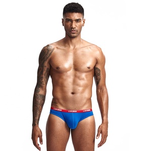 Slip da <span class=keywords><strong>Uomo</strong></span> in <span class=keywords><strong>Cotone</strong></span>, Boxer Aderenti a Vita Media, Confezione per Intimo Maschile - Product Image 5