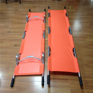 Camilla de ambulancia trasera usada doblada dos portátiles médicos de los muebles del hospital - Product Image 3