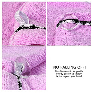 Khăn Quấn Tóc Bằng Vi Sợi Siêu Thấm Hút Tóc Xoăn In Theo Yêu Cầu Cho Nữ - Product Image 5