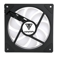 Ventilateur de boîtier gaming à miroir infini ARGB 4 broches PWM 5V 120mm à faible bruit avec roulement à billes - Grande Vente
