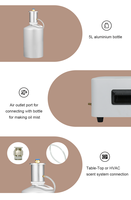 Dernière machine unique de diffuseur de parfum d'hôtel commercial Diffuseur de parfum Hvac Bouteille de 5 litres Diffuseurs électriques Parfum de luxe